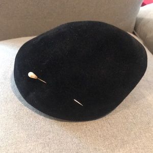 Vintage hat with pin